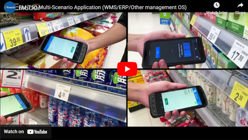 EM-T50 Multi-Scenario Application (WMS/ERP/Other management OS)